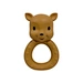 deer shaped natural latex teether toy